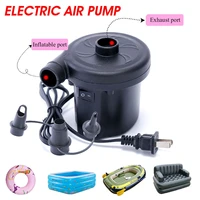 220v 240v electric air pump for paddling pool fast inflator deflator camp air bed mattress inflatable bed ring pool swimming toy