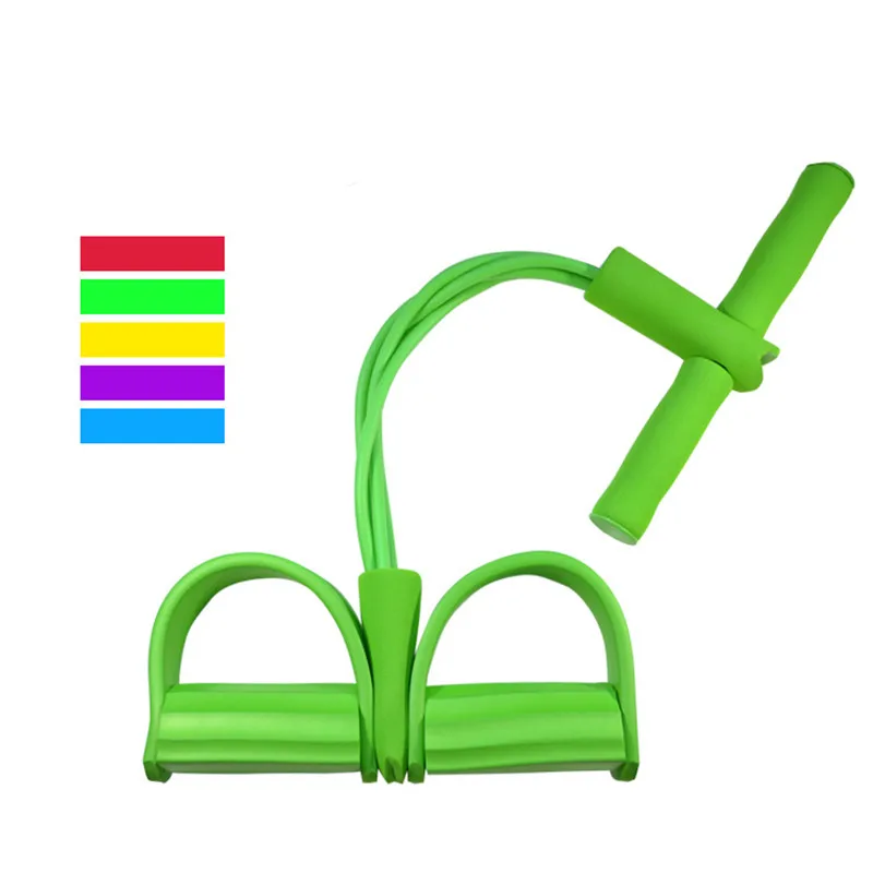 Упражнения на брюшной полости 4 трубки латексная педаль семейная тренировка