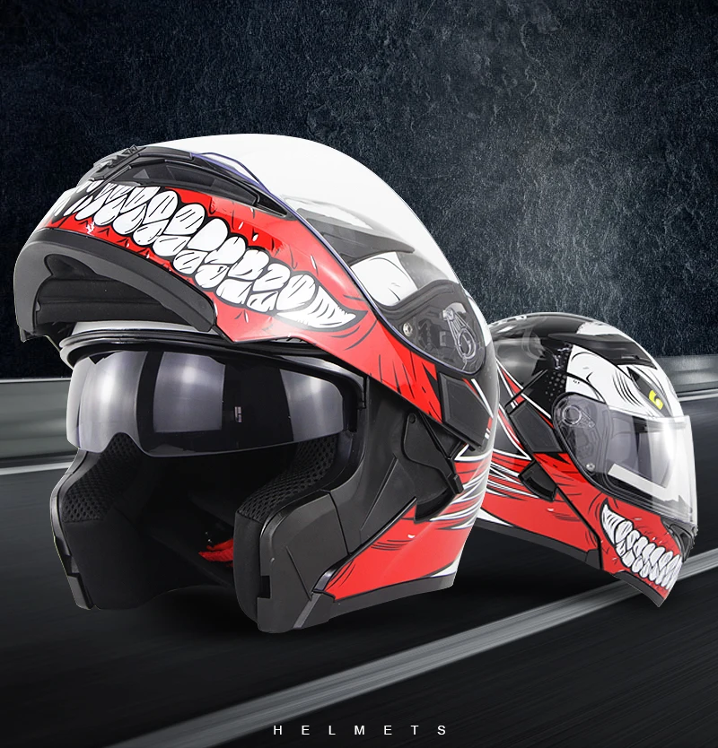 

Motorcycle helmet casco moto Fll face Accessories Motorcycle Parts Sunglasses For motorbike & ATV casque moto 5