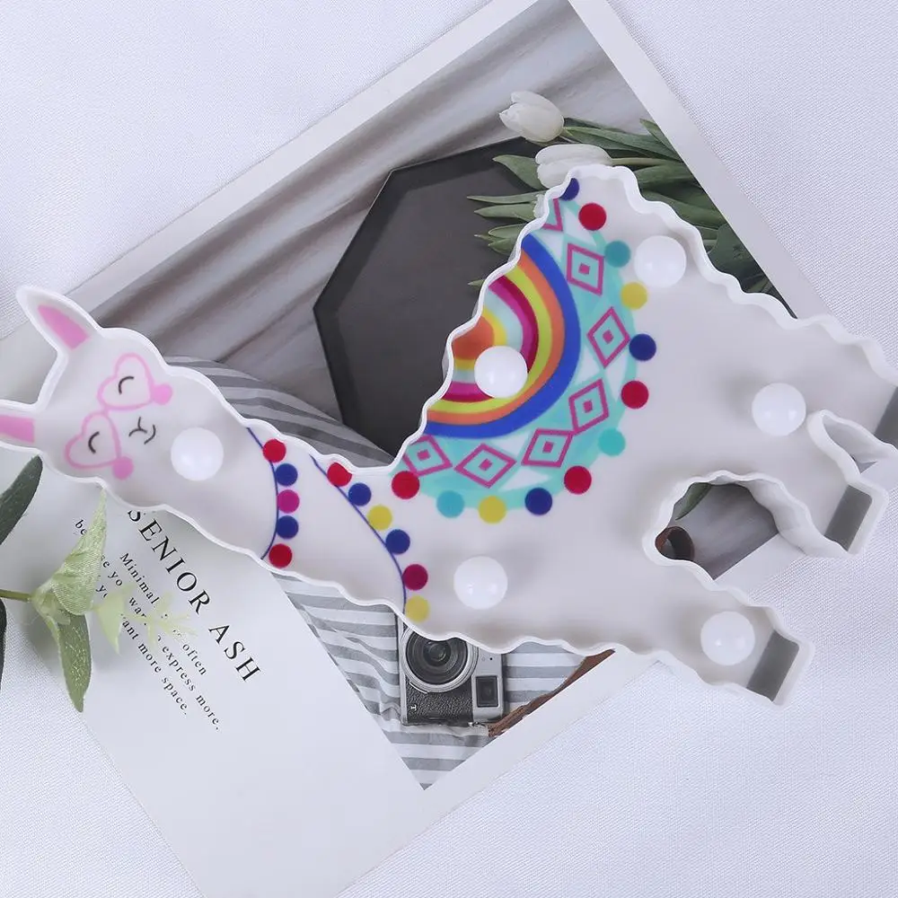 Ночник с 6 светодиодами подвесной Настольный светильник на батарейках милый