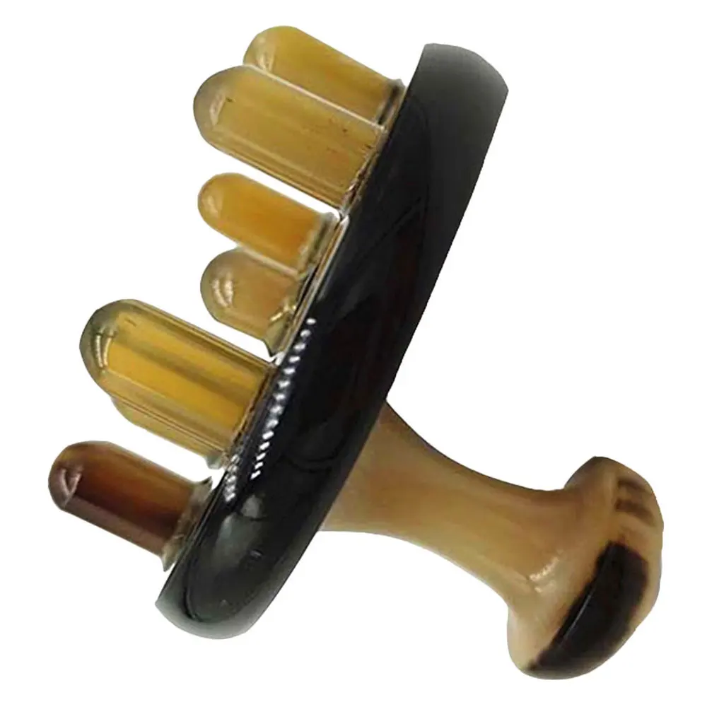 

1Pc Comb Oxhorn Comb Natural Meridian Comb (As Shown)