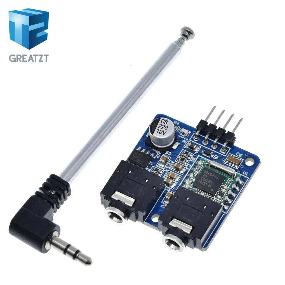 TEA5767 FM стерео радио модуль для Arduino 76 108 МГц с Бесплатная GPS антенна защита от