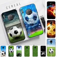 football soccer phone case for huawei mate 20 10 9 40 30 lite pro x nova 2 3i 7se
