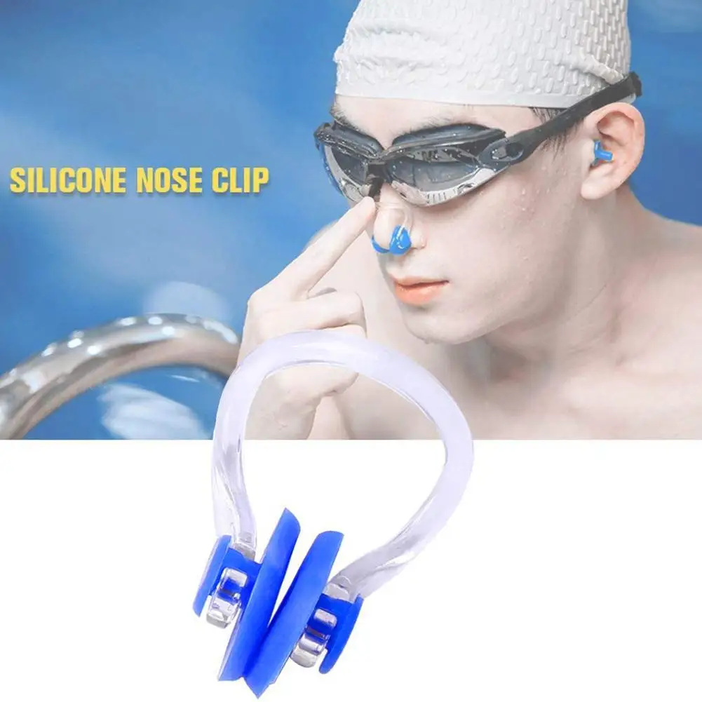 

10pcs/lot Reusable Soft Silicone Swimming Nose Clip Comfortable Diving Surfing Swim Nose Clips Swiming Accessories Supplies