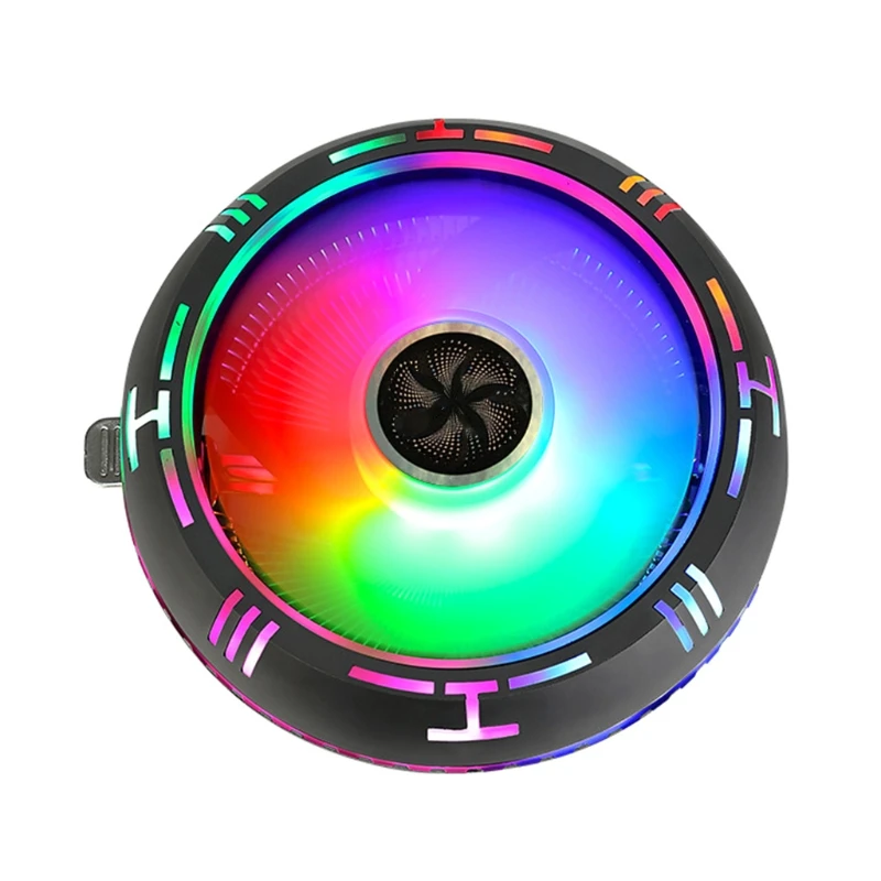 

RGB-вентилятор для чехла со светодиодной подсветкой, тихий выпуск, с высоким потоком воздуха, цветной светодиодный чехол, вентилятор, радиато...