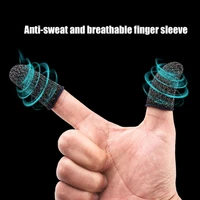 breathable non slip mobile phone game touch screen finger sleeve controller