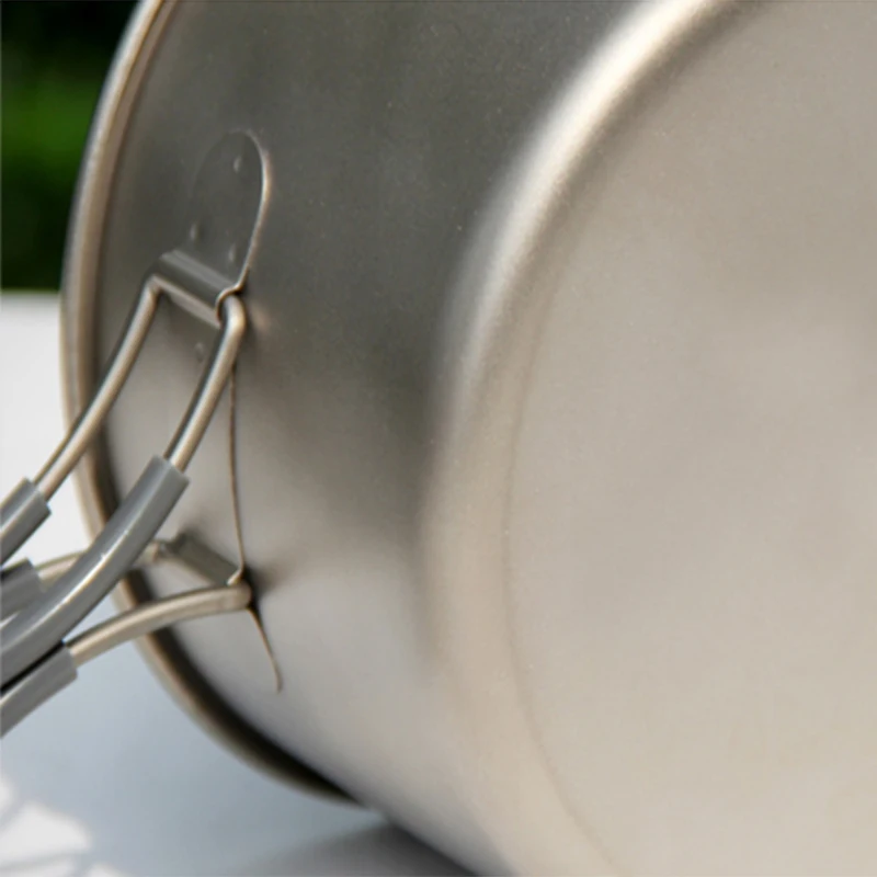 Сверхлегкая посуда для кемпинга титановая активного отдыха походов пикника