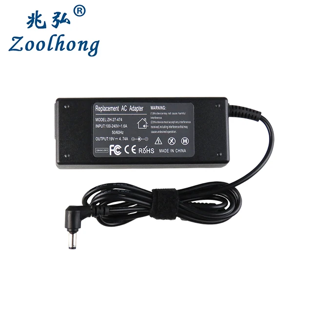 Адаптер переменного тока Zoolhong 19 в 5 а 2 * мм для Fujitsu A1120B A3130 A3110D BH531 Q2010B Q2010C зарядное