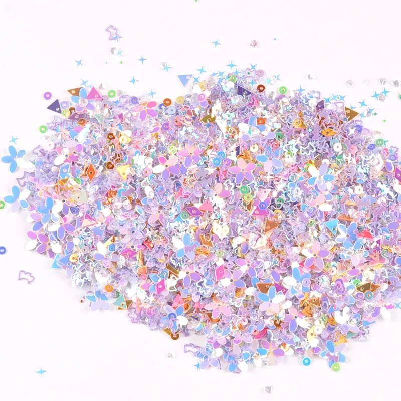 10 г(около 1000 шт) Смешанные Блестки для рукоделий блестки DIY Face Nail Art Decor Shell Spangle швейные принадлежности блестки наклейки C2677