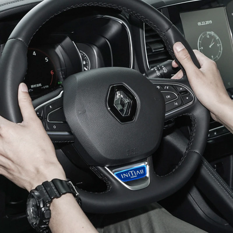 Автомобильный Стайлинг эмблема рулевого колеса для RENAULT MEGANE 4 SCENIC TALISMAN ESCAPE 5 KOLEOS 2017