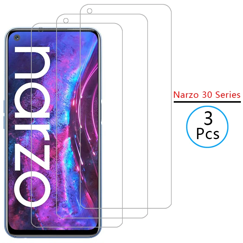 

Защитное закаленное стекло для realme narzo 30 pro 5g 30a, Защита экрана для realmi narzo30 a narzo30a 30pro, пленка reame relme 9h