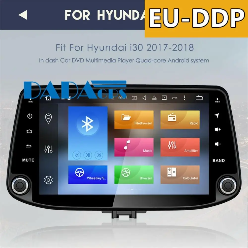 Автомагнитола на Android 8 0 7 1 дюйма с DVD плеером GPS навигацией стерео для Hyundai I30 2017 2018