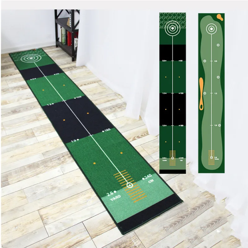 Golf Carpet Putting Mat Thick Smooth Practice Putting Rug For Indoor Home Office Golf Practice Grass Mat Golf Training