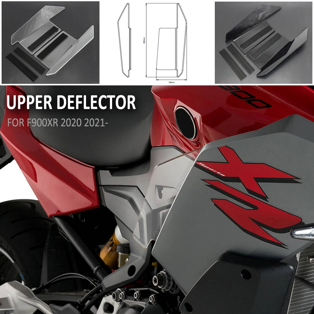 

F900 XR Side Upper Wind Deflectors Knee Pads For BMW F900XR F 900 XR 900XR 2020 2021 Motorcycle Accessories Windshield