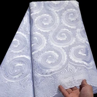 white swiss voile lace in switzerland 2020 hot african swiss lace sewing garden fabric with big cord lace borders high quality