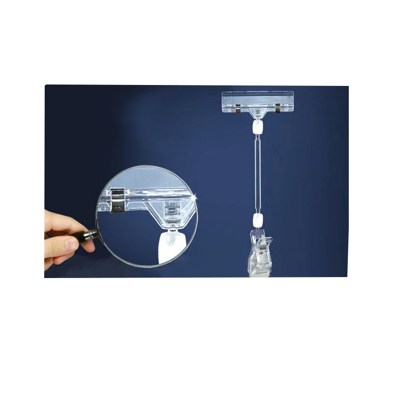 10 шт. розничные зажимы для супермаркетов хорошее качество прозрачный