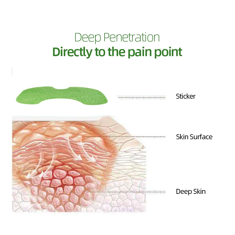 20 шт. полыни травы коленный пластырь Стикеры экстракт коленного сустава боль