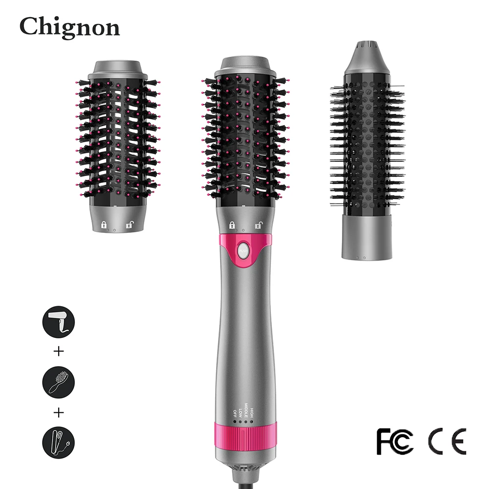 Многофункциональный фен и расческа для придания объема |