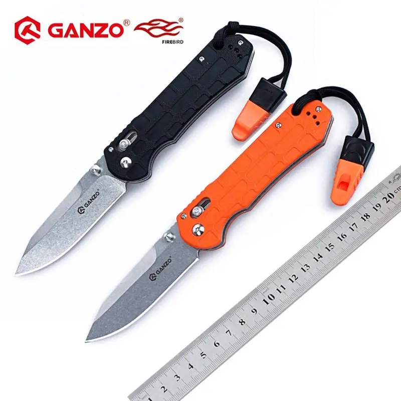 Складной нож Ganzo G7452 F7452 G7452P F7452P 58 60HRC 440C G10 ручка из углеродного волокна инструмент
