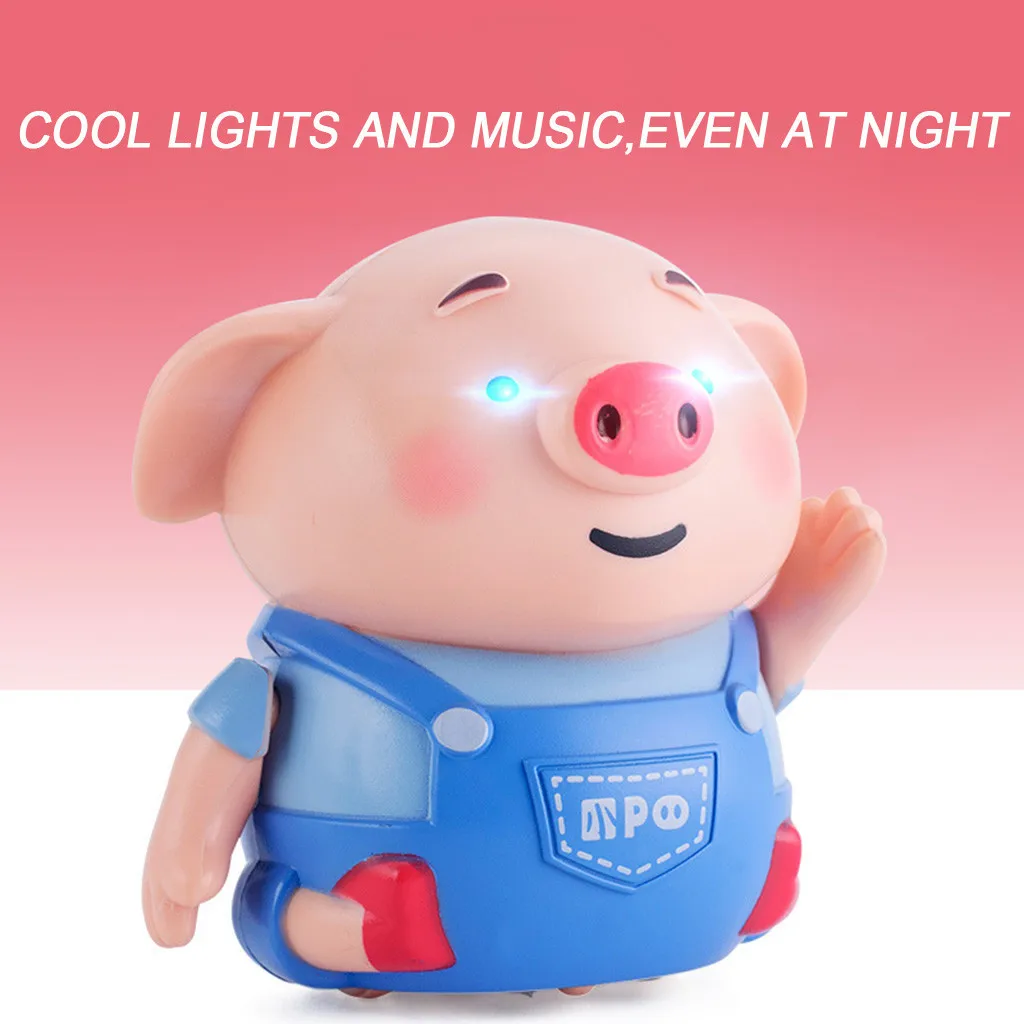 

Follow Any Drawn Line Magic Pen Inductive Pig With Light Music Cute Pig Model Children Toy Gift Smart Education Toy