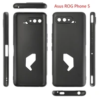 10 pcs for asus rog phone 5 solid color ultra thin anti fall matte soft silicone back case for rog phone 5 tpu camera funda capa