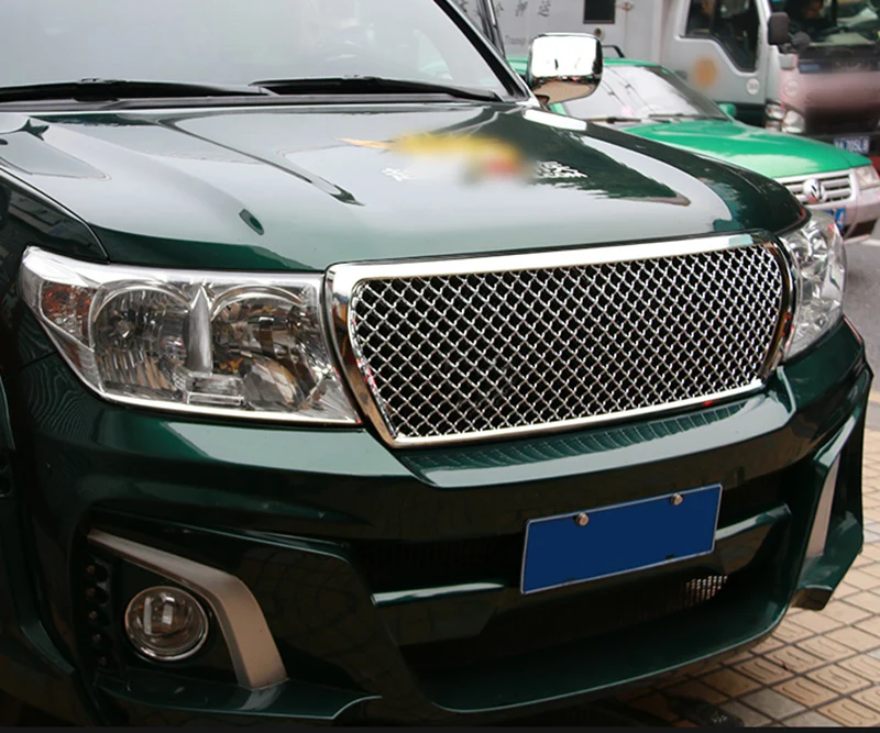 1 шт. abs для TOYOTA LAND CRUISER LC200 2008 2015 передняя решетка декоративная рама|Хромирование| |