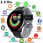 Смарт-часы унисекс 119S, фитнес-трекер, пульсометр, для Android, IOS