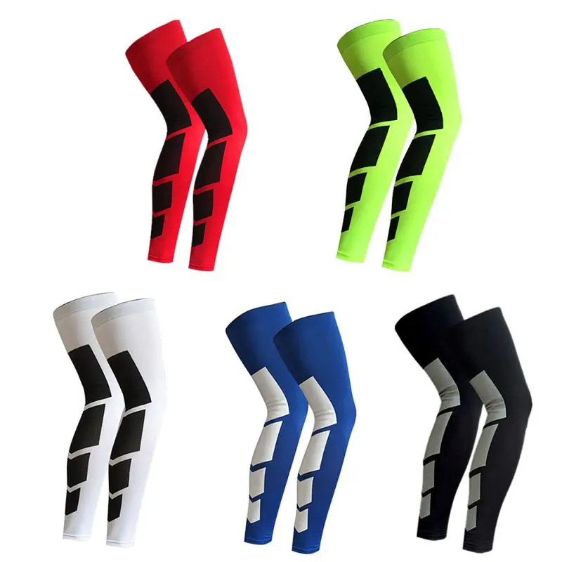 

New Hot Outdoor Sports Cycling Leg Knee Long Sleeve Protector Gear Crashproof Antislip Legwarmers 2PCS/1PC