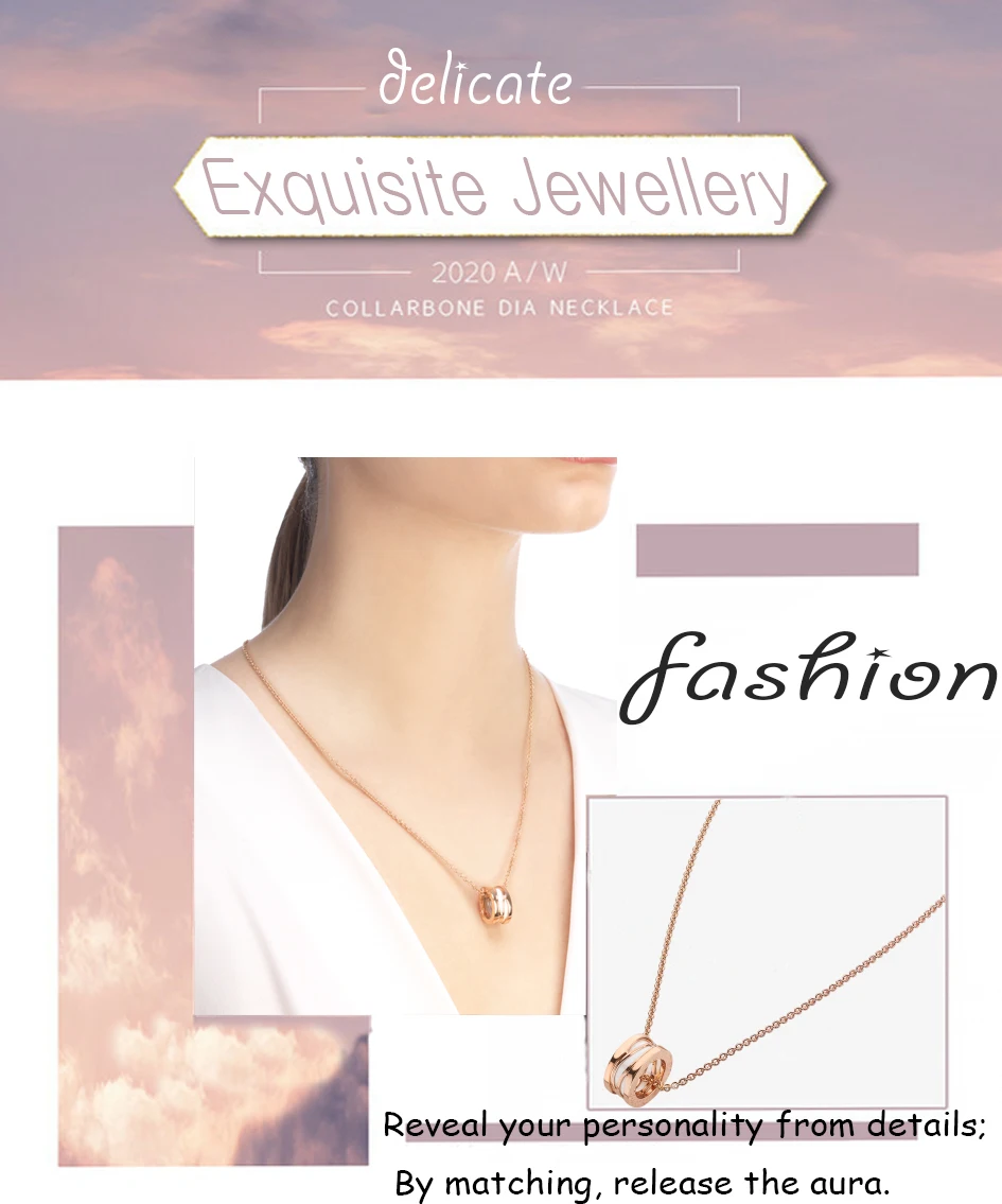 

925 sterling silver lovers classic necklace holiday gift luxurious feeling