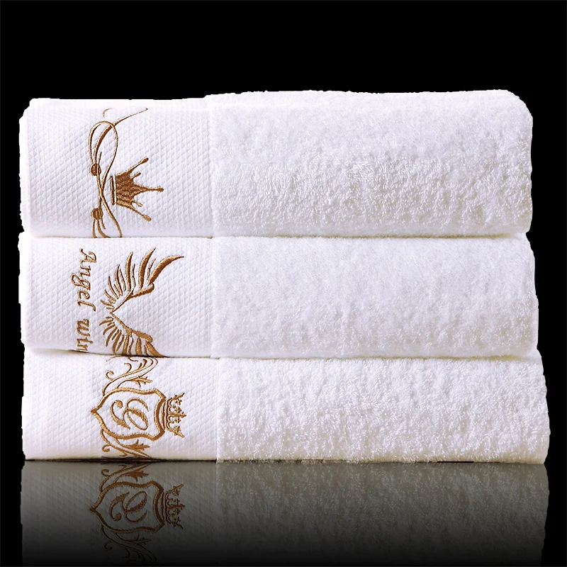 HAKOONA роскошный отель Афина богиня Корона вышитые белые банные полотенца 160*80 см