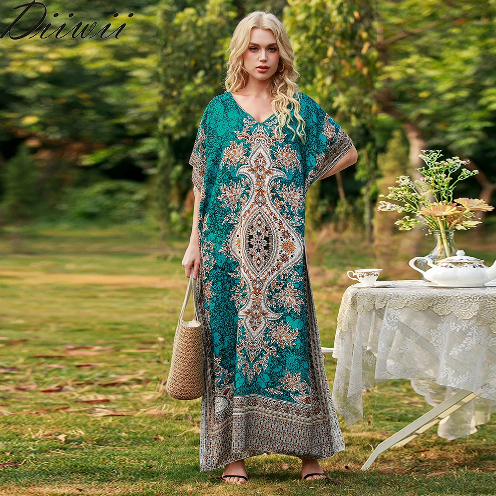 

Diiwii Ramadan Abaya Dubai Muslim Long Maxi Dress Turkey Islam Clothing Robe Longue Dresses For Women Djellaba Femme Vestidos