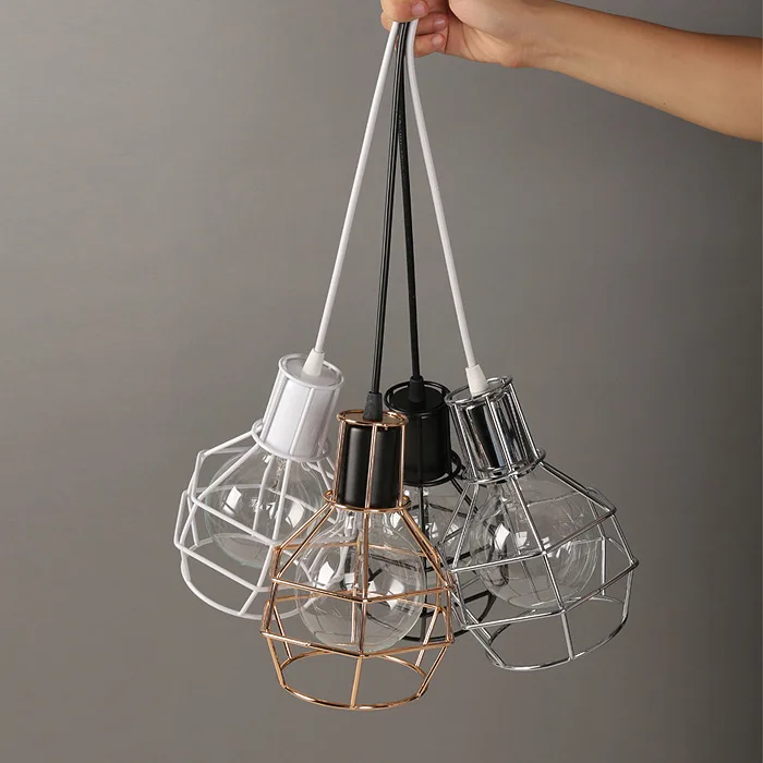 

modern lustre pendente deco chambre glass ball Home Decoration E27 Light Fixture hanging ceiling lamps