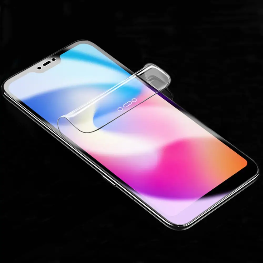 Мягкая защита экрана 6D с полным покрытием для Redmi 6 6A Note 5 7 8 Pro 8T передняя
