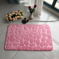 new multifunctional absorbent non slip mat bath mats oval flannel carpet living room entrance bathroom door stone embossing mat