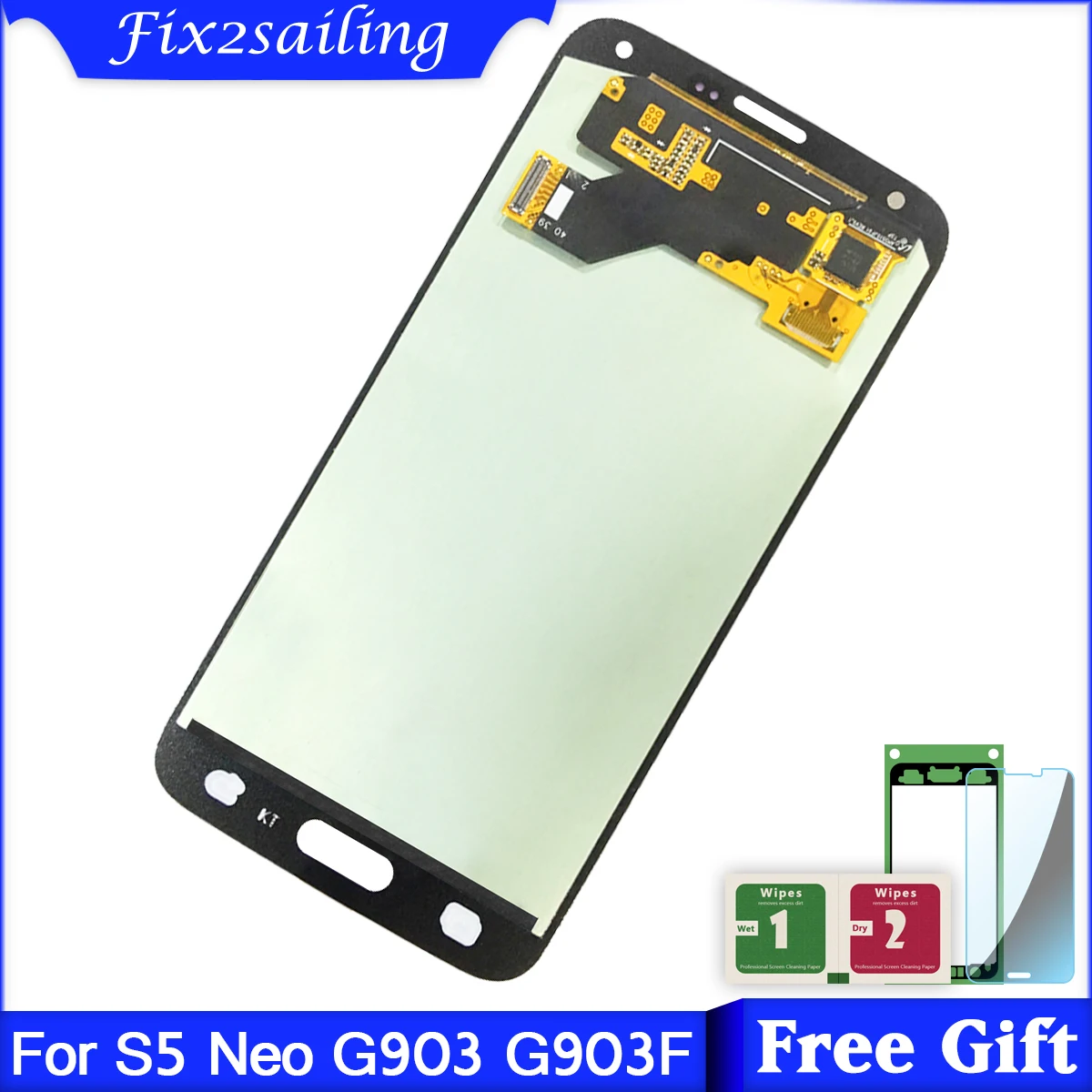 Новые ЖК дисплеи для Samsung Galaxy S5 Neo G903 G903F дисплей с сенсорным экраном в сборе супер