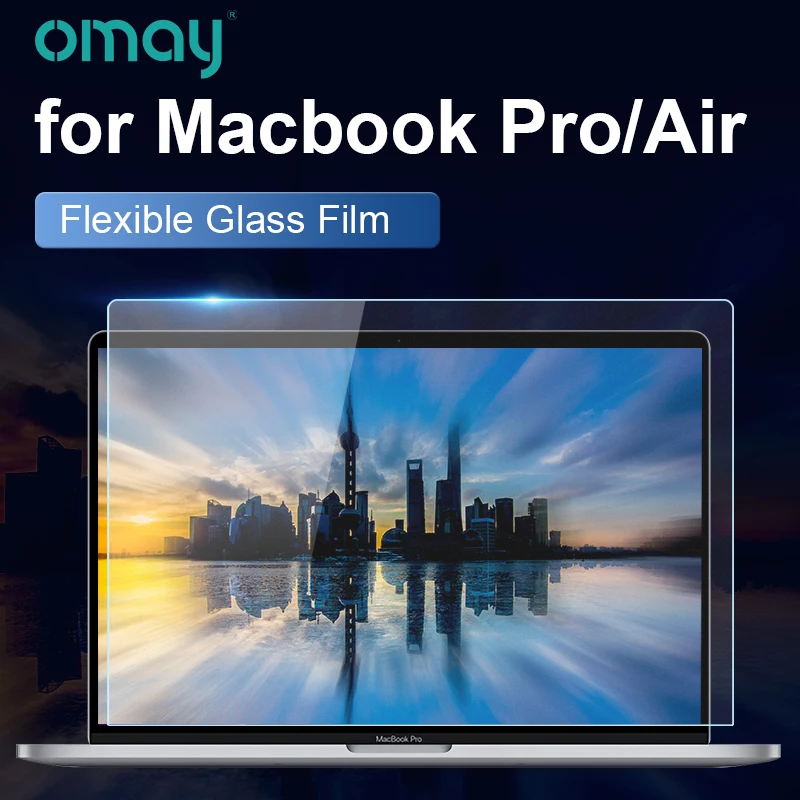 

OMAY HD Macbook Гибкая стеклянная пленка для Pro 13 2020 M1 Chip A2337 2338 пленка с защитой от царапин Pro Air 12 13 15 16 2179 2289 1706 2251
