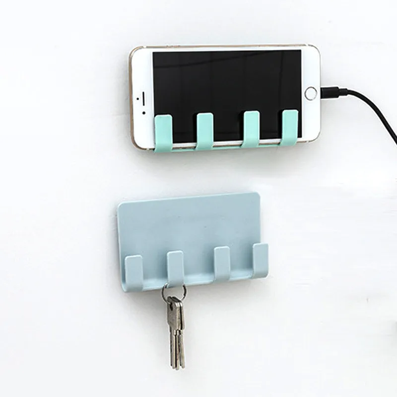 Практичный настенный держатель для телефона настенной полки розетки зарядного