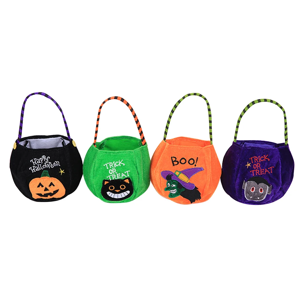 1 шт. пакет для конфет на Хэллоуин подарочные сумки Тыква трюк или лакомство кошка
