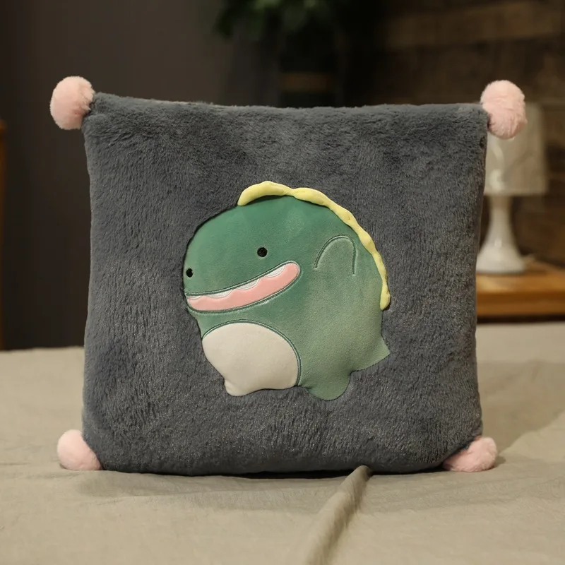 Наволочка искусственный мех кролика квадратная удобная мягкая наволочка с