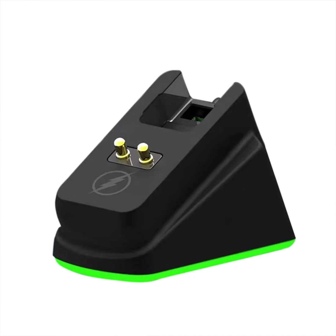 

RGB Mouse Charging Dock Chroma For Razer Wireless Mouse Magnetic Dock With Charge Status Anti-Slip Gecko Feet -Black RGB Version