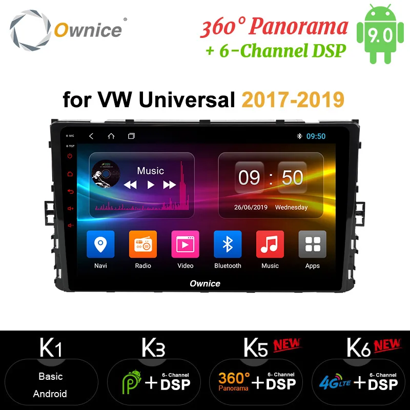 Ownice Octa Core Android 10 360 Panorama DSP SPDIF автомобильное DVD радио для VW PASSAT Golf Sportvan Alltrack Tiguan Polo