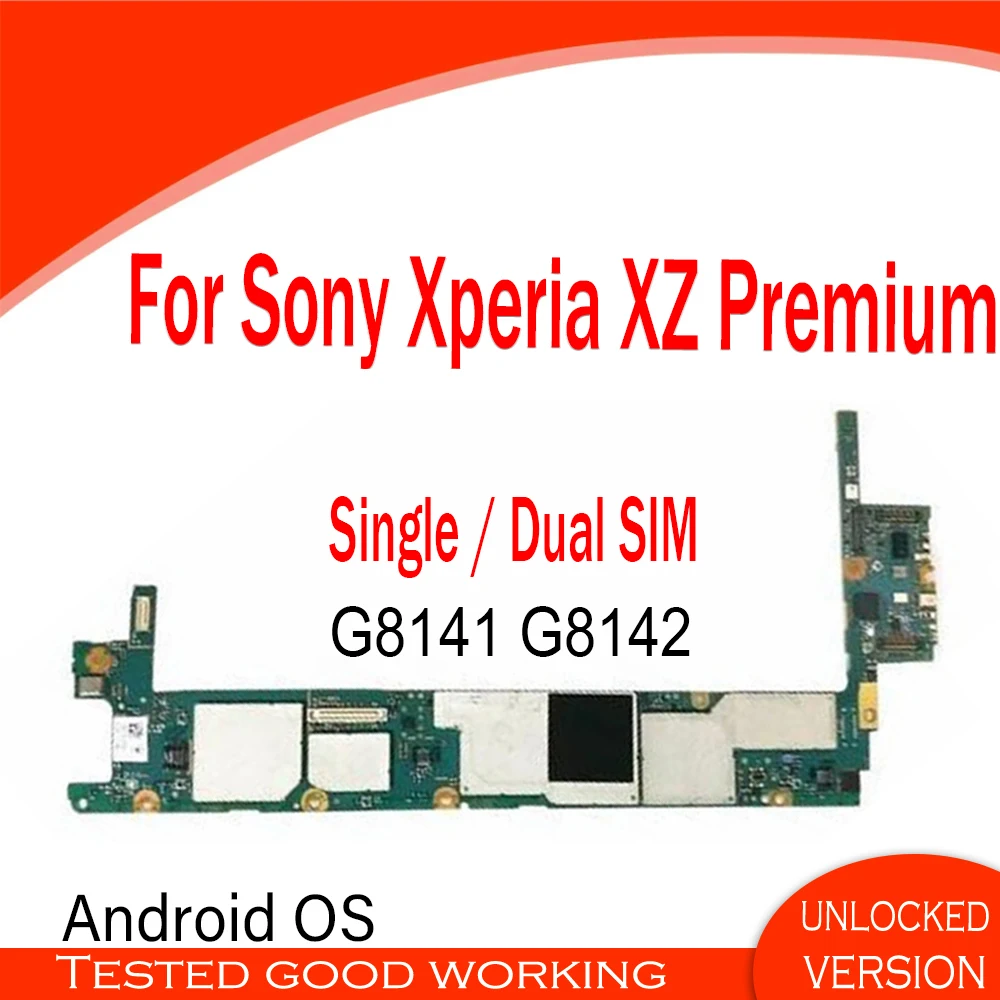 Для Sony Xperia XZ Premium G8141 G8142 материнская плата оригинальная разблокированная