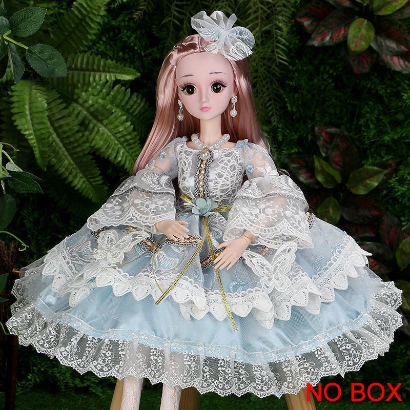 Edith(No Box) 60 см Модная Кукла для девочек игрушка с одеждой и обувью Simul пластиковые Соединенные DIY умный большой принцесса кукла королева набор подарок на день рождения для девочек - Цвет: Edith(No Box)