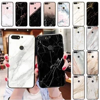 pink white marble phone case for huawei honor 7a 8x 9 10 20lite 10i 20i 7c 8c 5a 8a honor play 9x pro mate 20 lite