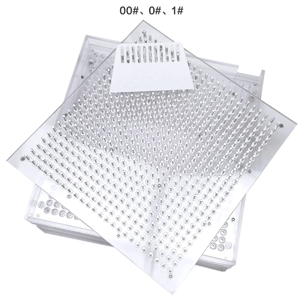 

600 Holes Manual Capsule Filling Machine #0#00#1 Manual Encapsulator Capsule Filling Board with Pressing Powder Board