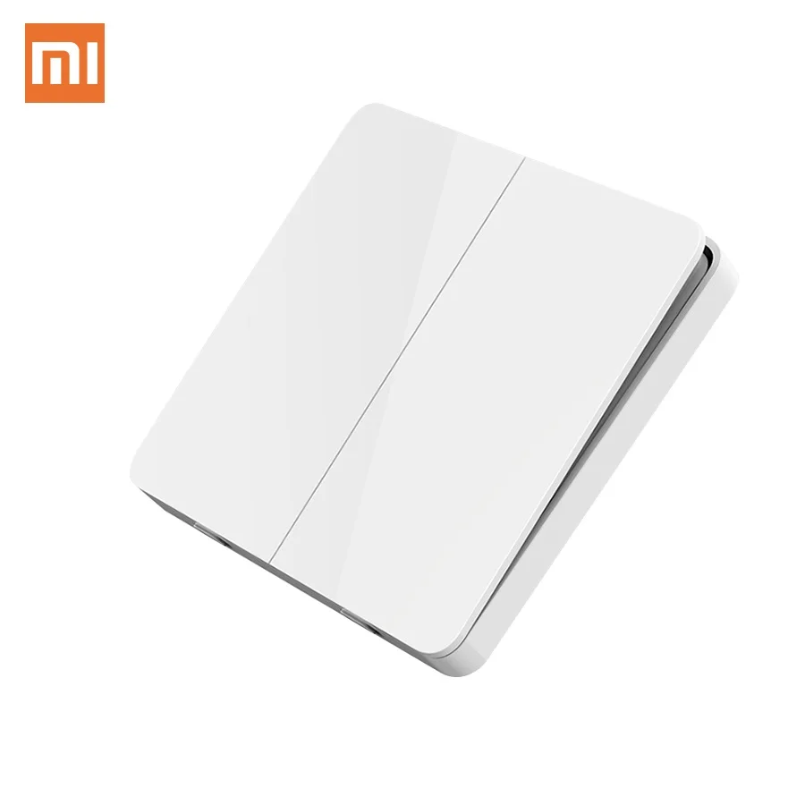 Оригинальный настенный выключатель Xiaomi Mijia одинарный двойной три открытый