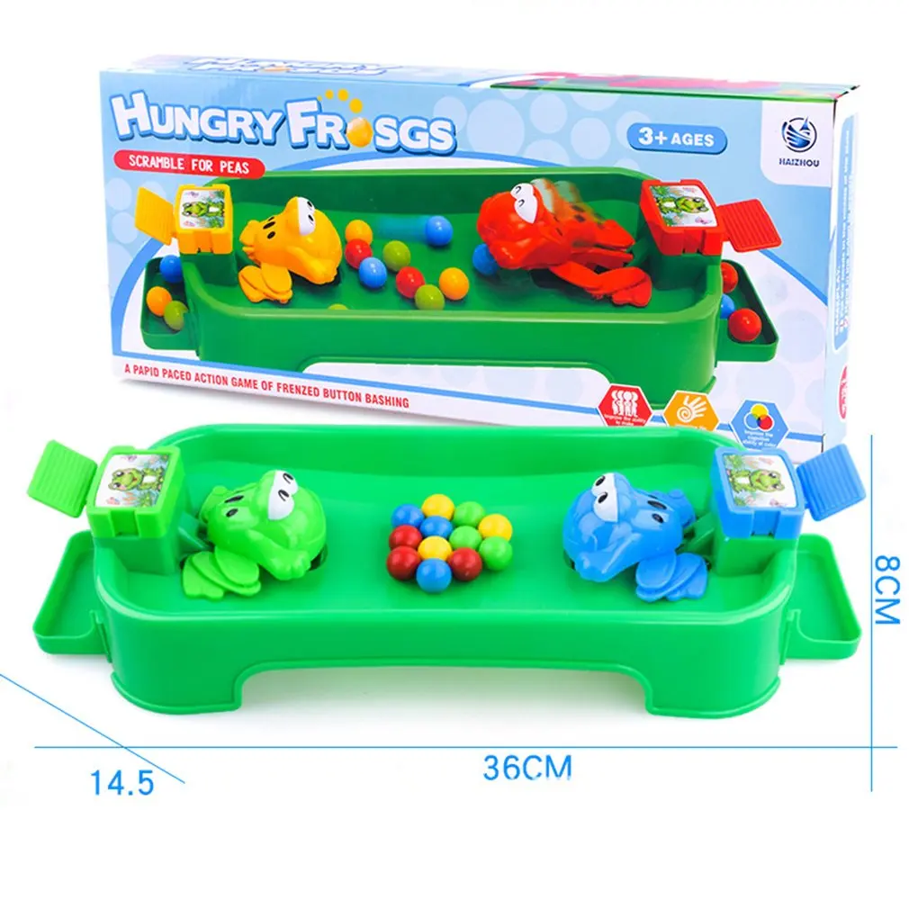 

Funny Hungry Frogs Educational Toy Creative Desktop Toy Interactive Game Beads Feeding Toy Child Gift Puzzle toys for children