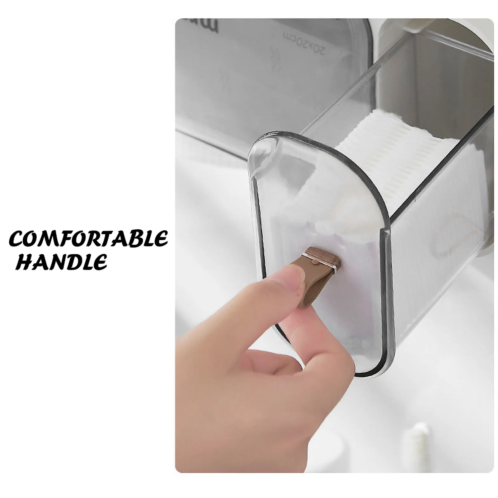 

Waterproof Wall Mount Toilet Paper Holder Storage Towel Bathroom Tissue Paper Box Rack Bathroom Toilet Tissue Tube Storage Box