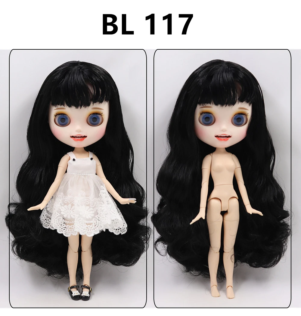 ICY factory blyth doll 1/6 BJD кукла стильный изысканный макияж тела маленький рот смайлик подарок для девочек Специальная цена