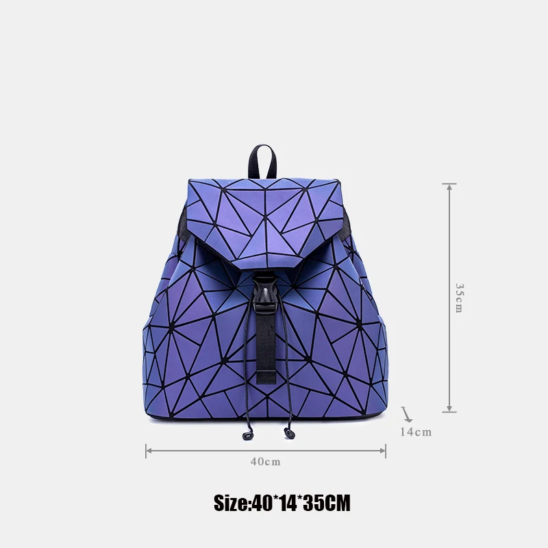 Светящийся женский рюкзак bao рюкзаки с геометрическим рисунком для